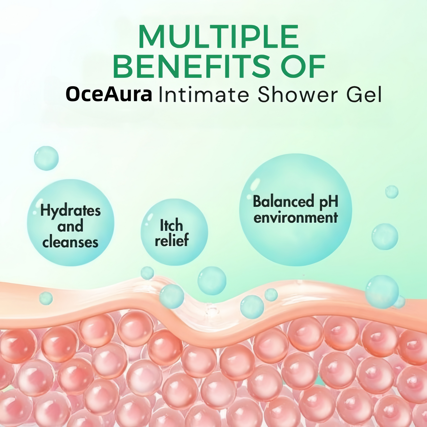 OceAura® Intimate Soothe Genital Warts Shower Gel