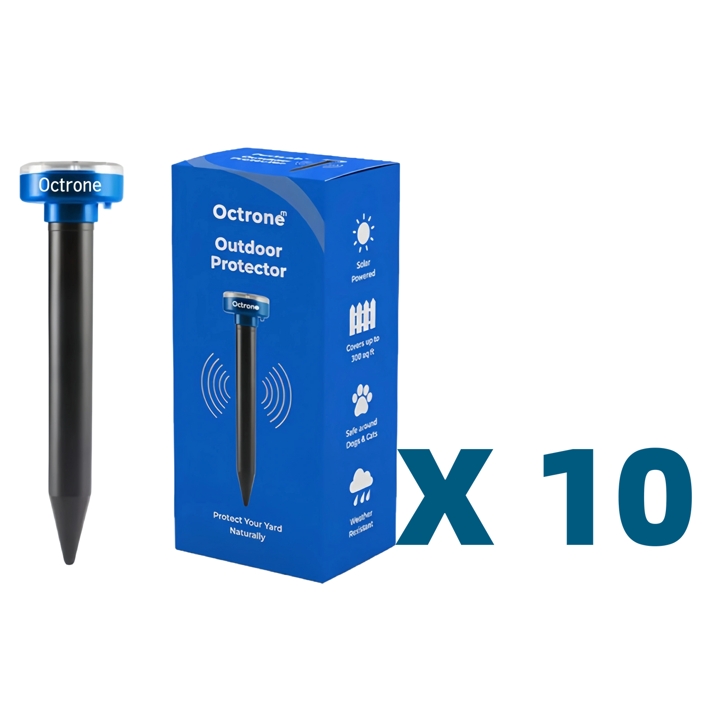 Outdoor Protector - Banish Moles,Voles, Snakes, Rodents and Other Pests For Good