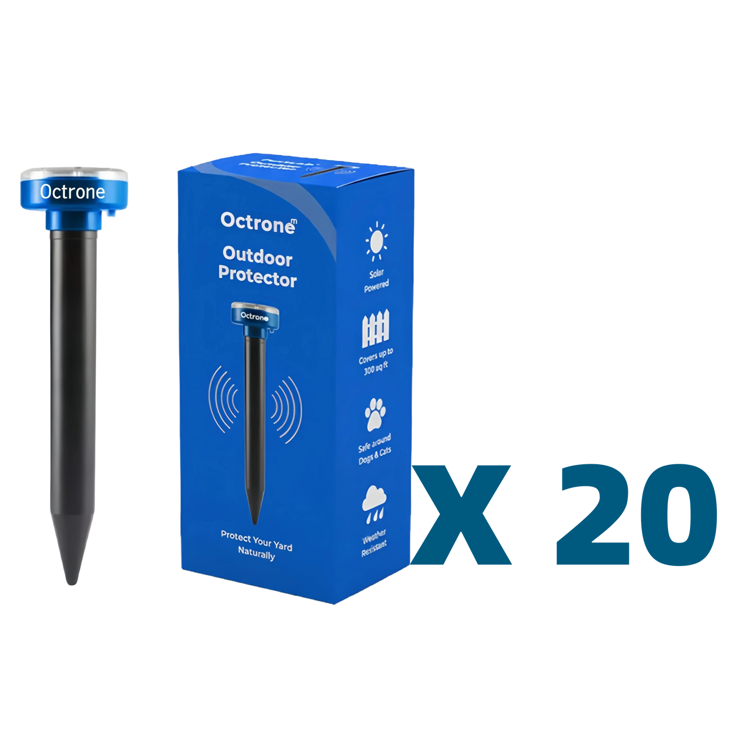 Outdoor Protector - Banish Moles,Voles, Snakes, Rodents and Other Pests For Good