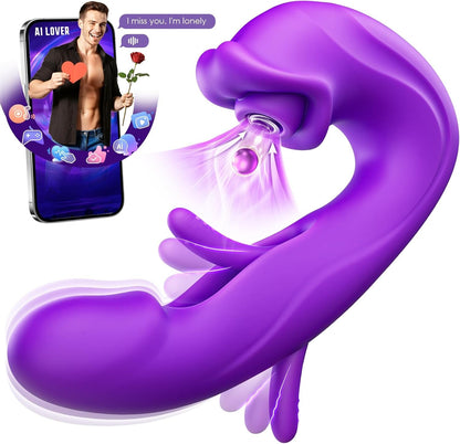 💥2026 MOOLIGIRL New AI Sync G-Spot Vibrator Support APP control 💞 7 Vibration & 5 Licking Modes + Free Mystery Gift | 30-Day Fast Refund