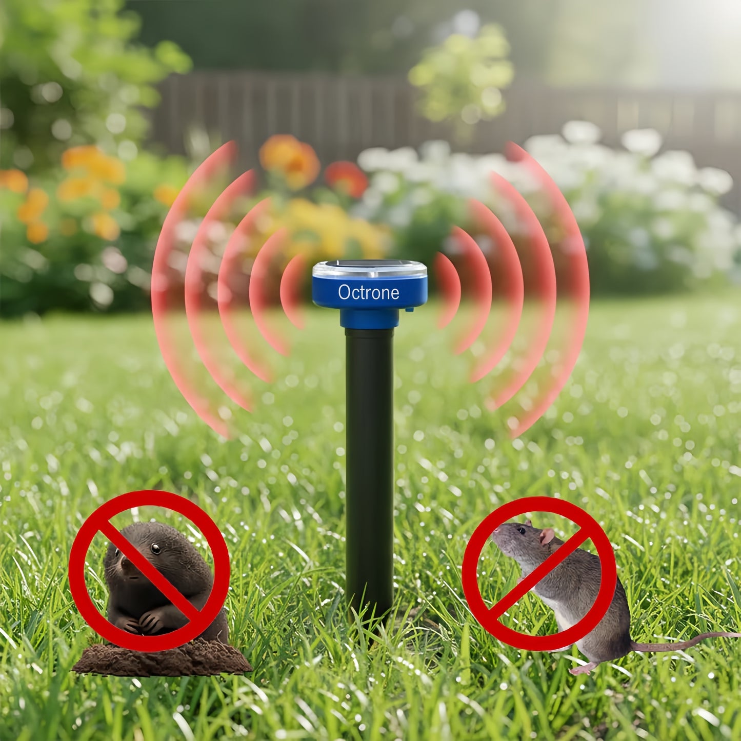 Outdoor Protector - Banish Moles,Voles, Snakes, Rodents and Other Pests For Good