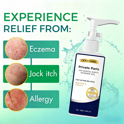 OceAura® Intimate Soothe Genital Warts Shower Gel