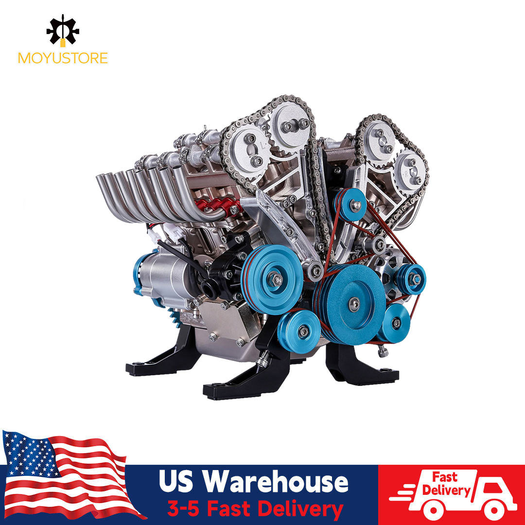 Adult Assembly Model | Inline 4-Cylinder Engine Kit | 300+ Pieces Working Engine Model