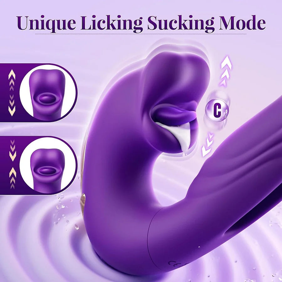 💥2026 MOOLIGIRL New AI Sync G-Spot Vibrator Support APP control 💞 7 Vibration & 5 Licking Modes + Free Mystery Gift | 30-Day Fast Refund