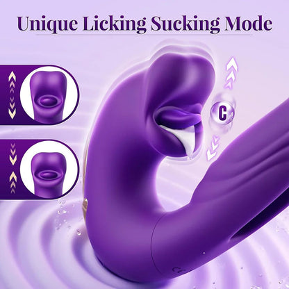 💥2026 MOOLIGIRL New AI Sync G-Spot Vibrator Support APP control 💞 7 Vibration & 5 Licking Modes + Free Mystery Gift | 30-Day Fast Refund