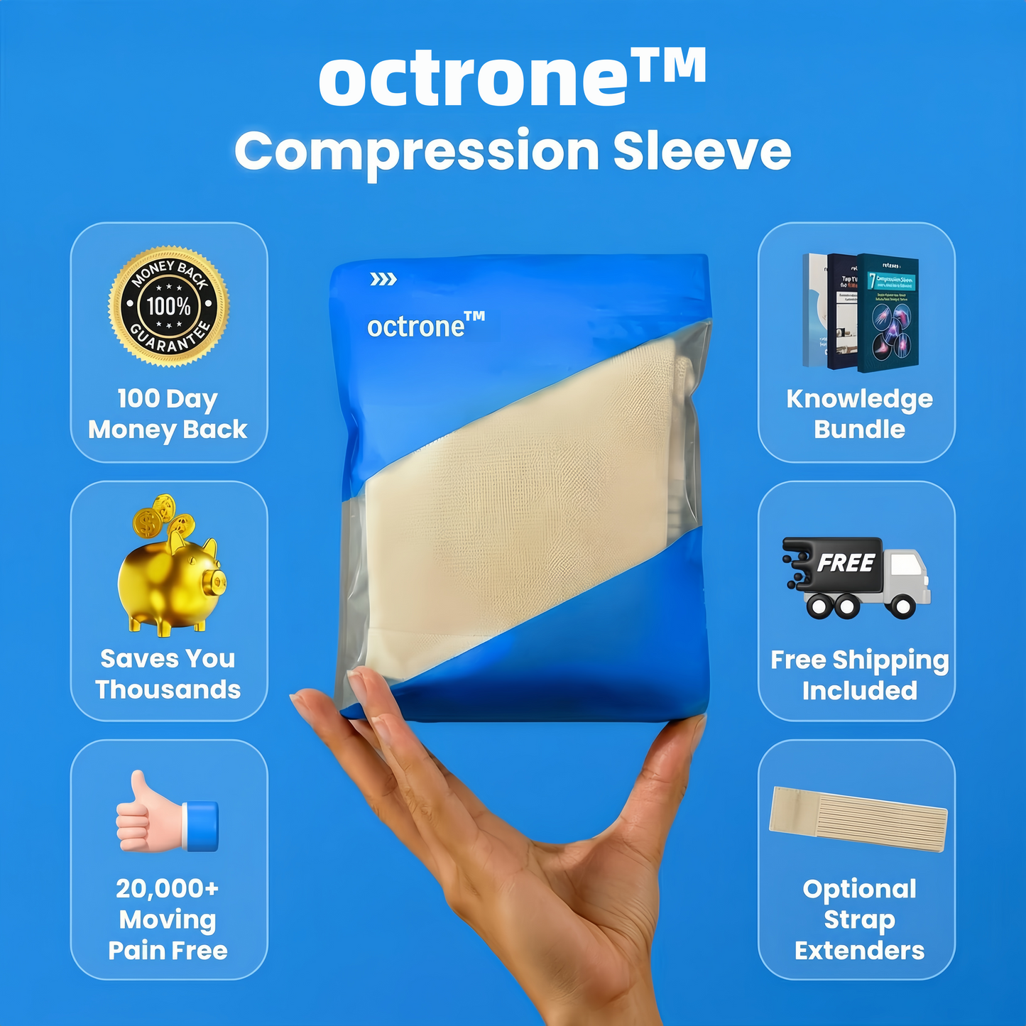 octrone™ compression shoulder sleeve