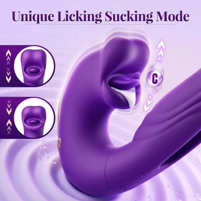 🌹[First 100 Orders Daily Get FREE Exclusive Ritual Set!] 🆕2026 Ultimate G-Spot Vibrator (7 Slapping & 5 Licking Modes)