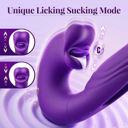 🌹[First 100 Orders Daily Get FREE Exclusive Ritual Set!] 🆕2026 Ultimate G-Spot Vibrator (7 Slapping & 5 Licking Modes)