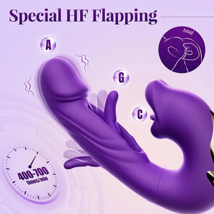 🌹[First 100 Orders Daily Get FREE Exclusive Ritual Set!] 🆕2026 Ultimate G-Spot Vibrator (7 Slapping & 5 Licking Modes)