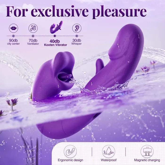 🌹[First 100 Orders Daily Get FREE Exclusive Ritual Set!] 🆕2026 Ultimate G-Spot Vibrator (7 Slapping & 5 Licking Modes)